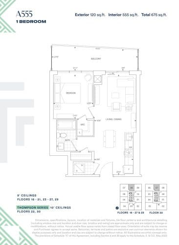 A555 floor plan