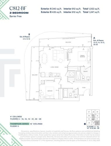 C812-BF floor plan