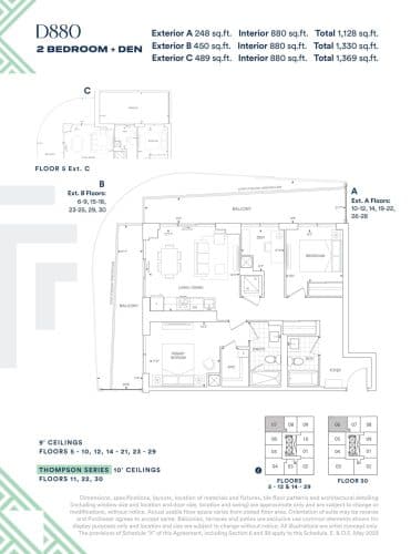 D880 floor plan