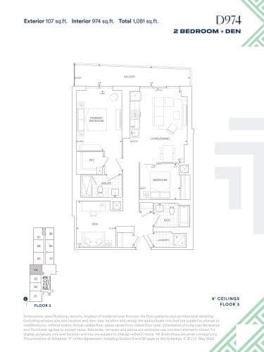 D974 floor plan