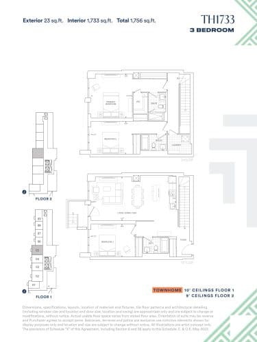 TH1733 floor plan