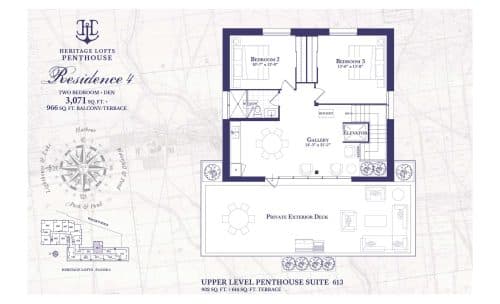 Residence 4 - Heritage Lofts (2/2) floor plan