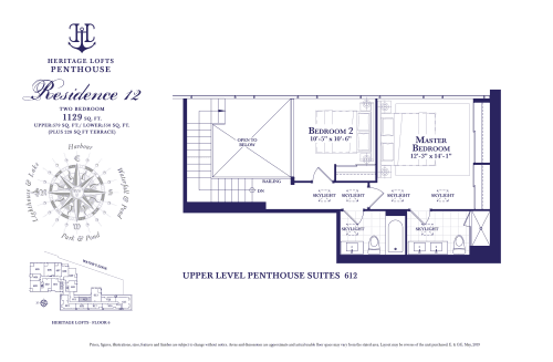 Residence 12 - Heritage Lofts (2/2) floor plan