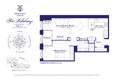 Port Lakebreeze - Heritage Lofts floor plan
