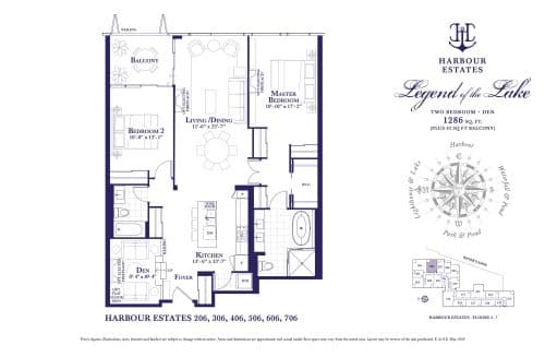 Legend of the Lake - Harbour Estates floor plan