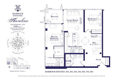 Shoreline - Harbour Estates floor plan