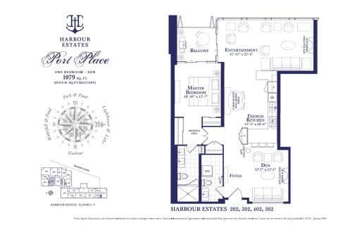 Port Place - Harbour Estates floor plan
