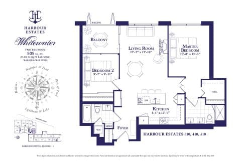 Whitewater - Harbour Estates floor plan
