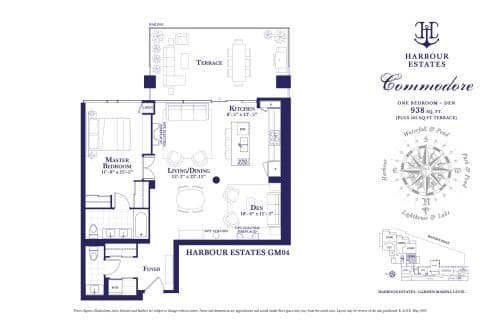 Commodore - Harbour Estates floor plan