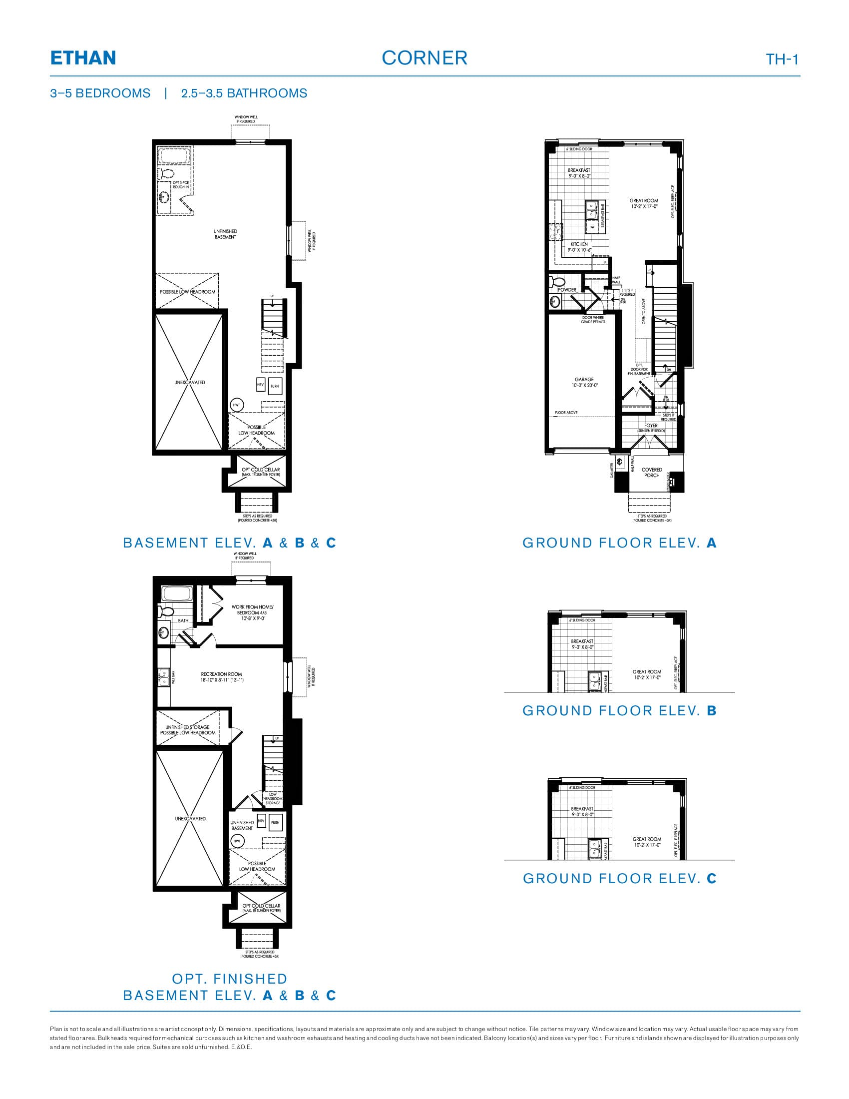 Ethan Corner Floor Plan at Appellation by Primont Homes - 1618 sq.ft