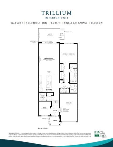 Trillium floor plan