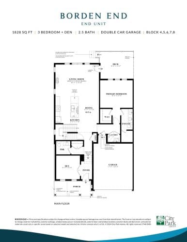 Border End - Main Floor floor plan