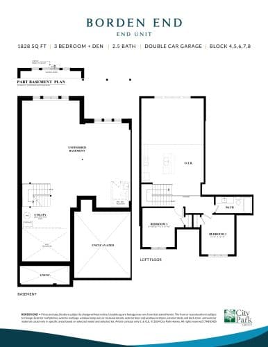 Border End - Basement & Loft Floor floor plan