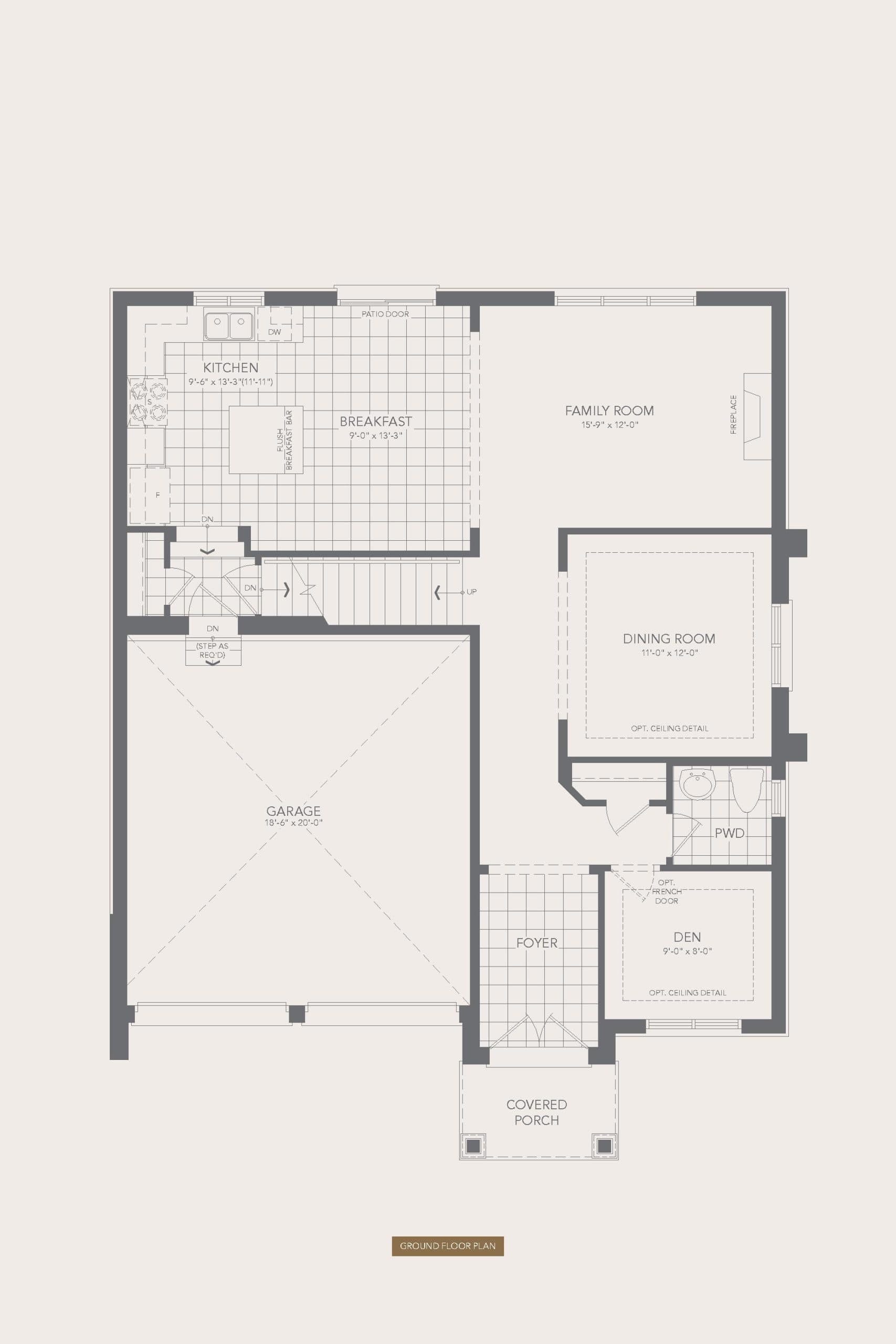 Solus Lot No. 67 Floor Plan at Amira Estates Homes - 2495 sq.ft