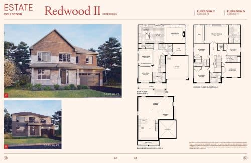 Redwood II (5bed) (Estate Collection) floor plan